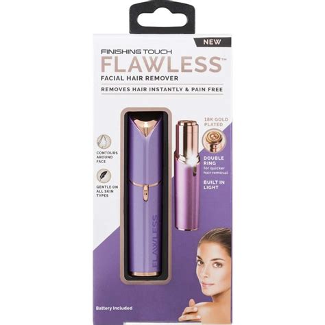 Finishing Touch Flawless Facial Hair Remover Blue 